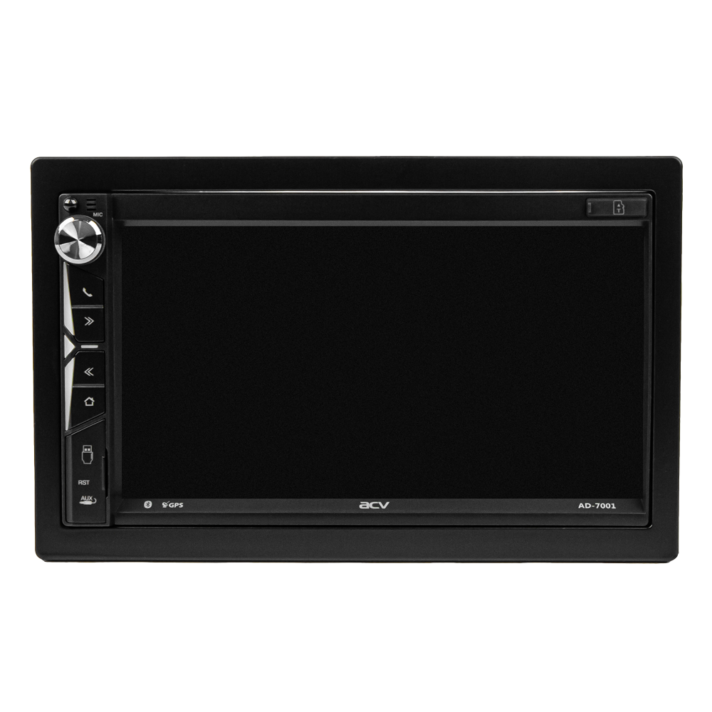 ACV AD-7001 (2din EURO/мультимедиа/6.9"/Android 10/1024*600/2+32Гб/FM/AM/2*USB/RDS/SD/4*50/BT/GPS
