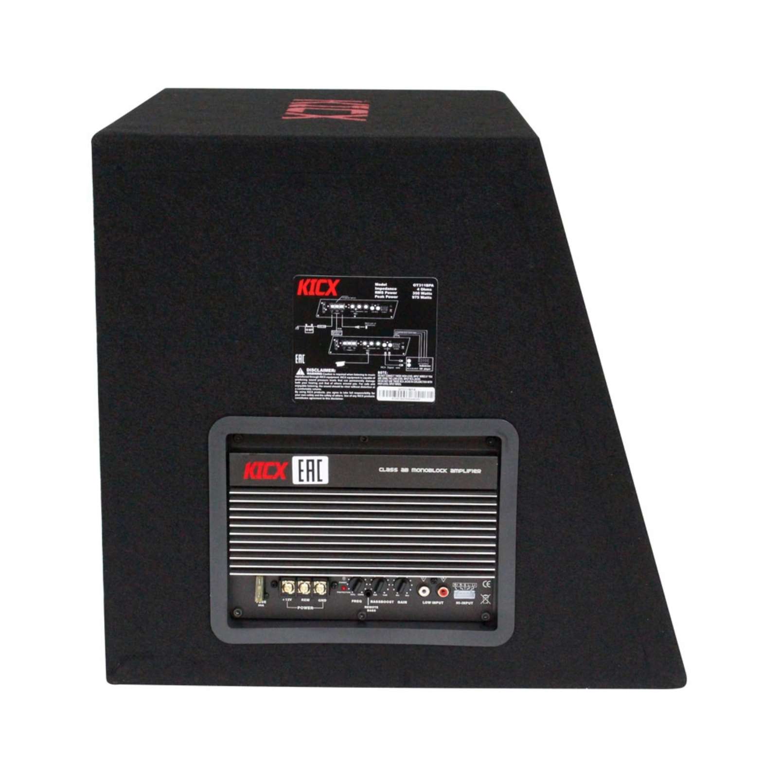 Активный сабвуфер Kicx GT311BPA