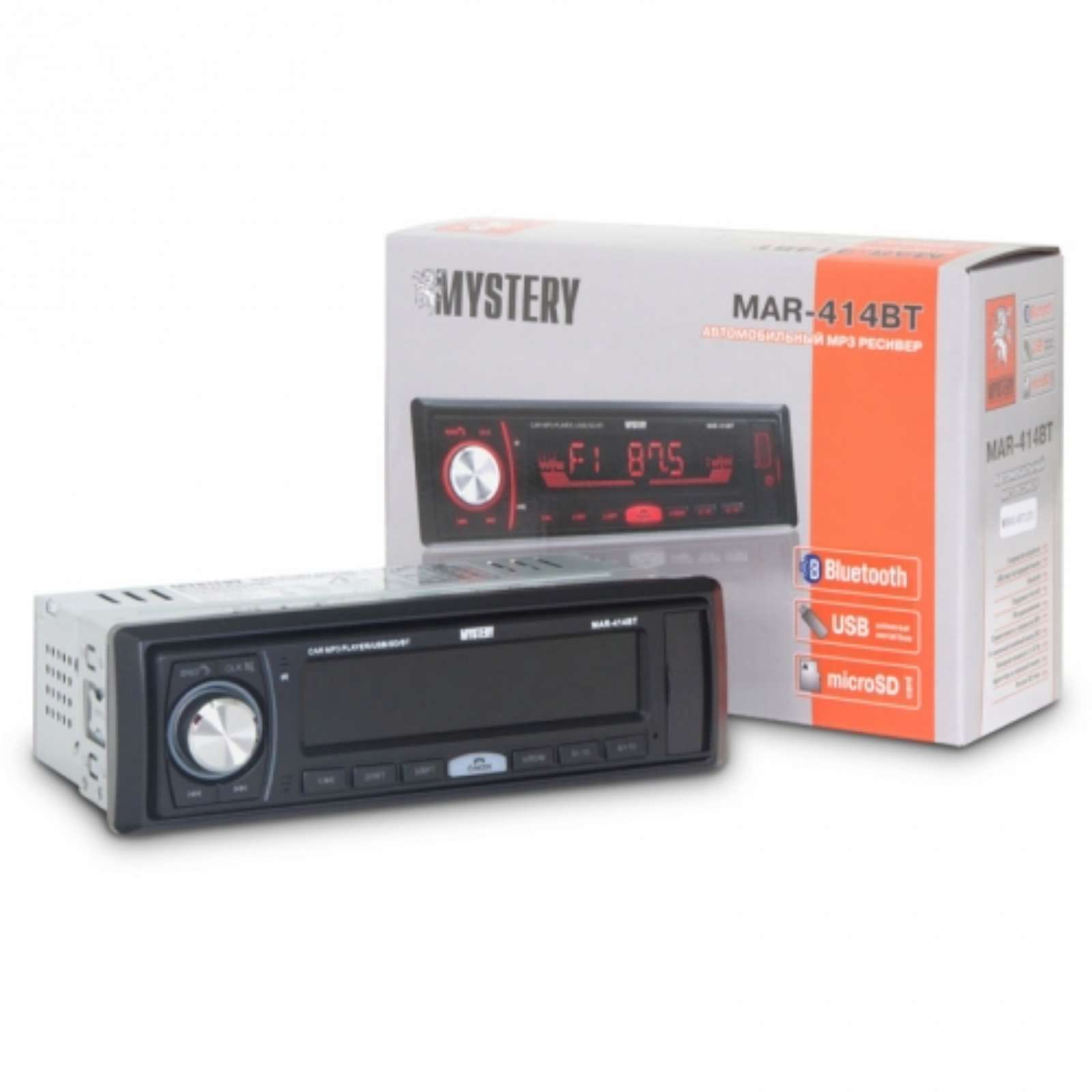 Автопроигрыватель MYSTERY MAR-414BT MP3/USB