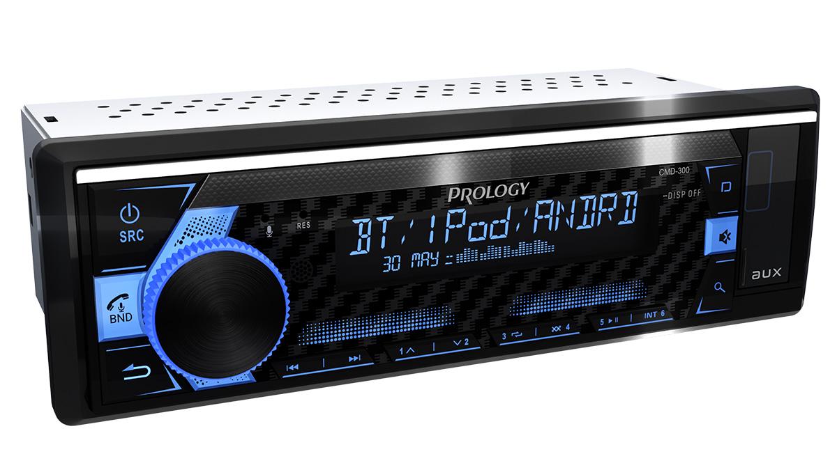 PROLOGY CMD-300 MP3/CD/AM/FM-ресивер,Встроенный аудиопроцессор DSP