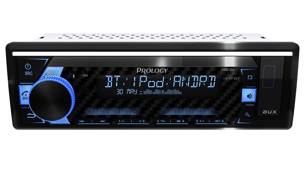 PROLOGY CMD-300 MP3/CD/AM/FM-ресивер,Встроенный аудиопроцессор DSP