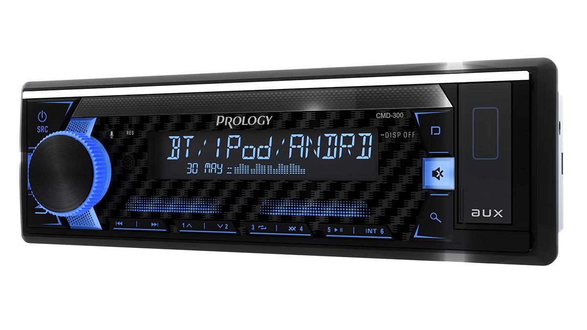PROLOGY CMD-300 MP3/CD/AM/FM-ресивер,Встроенный аудиопроцессор DSP