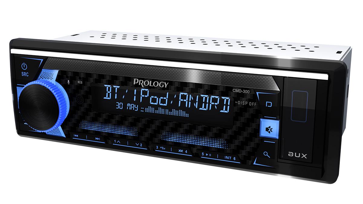 PROLOGY CMD-300 MP3/CD/AM/FM-ресивер,Встроенный аудиопроцессор DSP