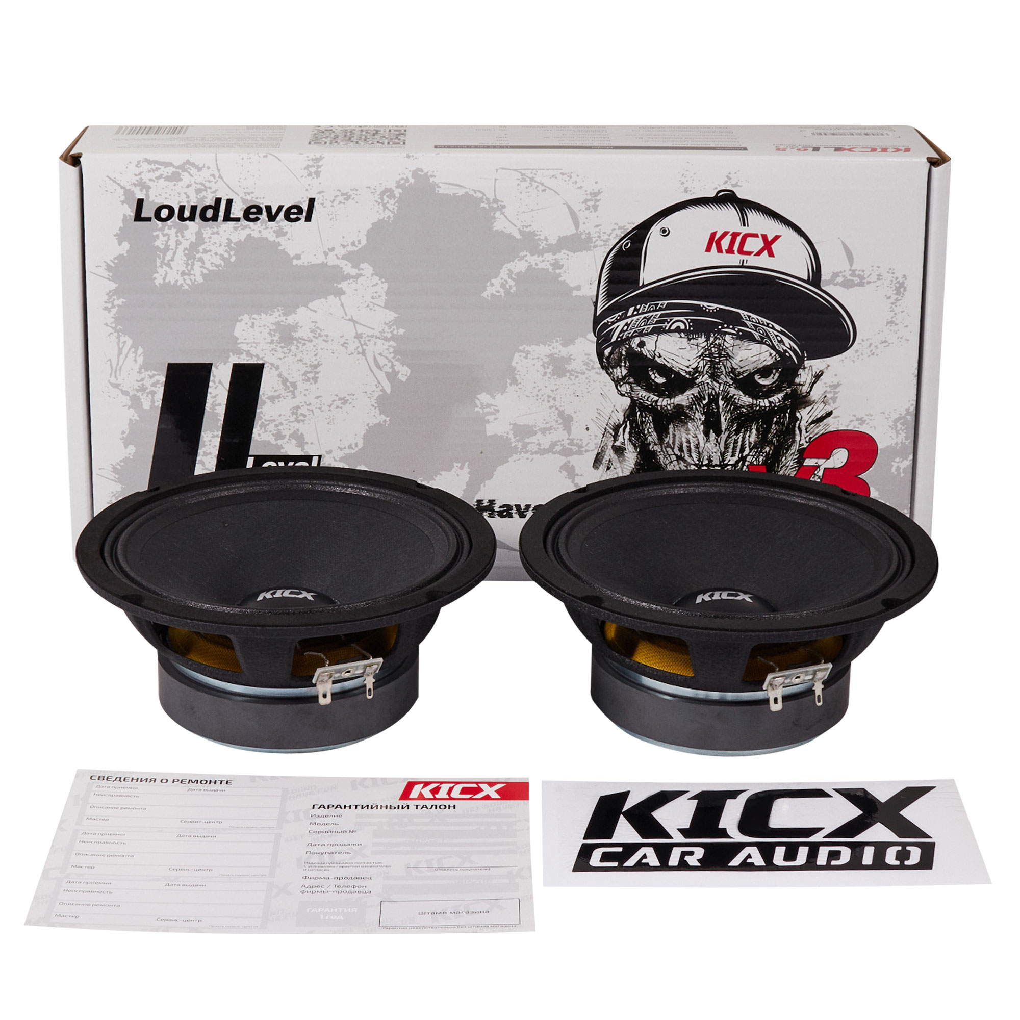 Комплект автомобильных динамиков KICX LL6.5 VER.3 (4 Ohm)