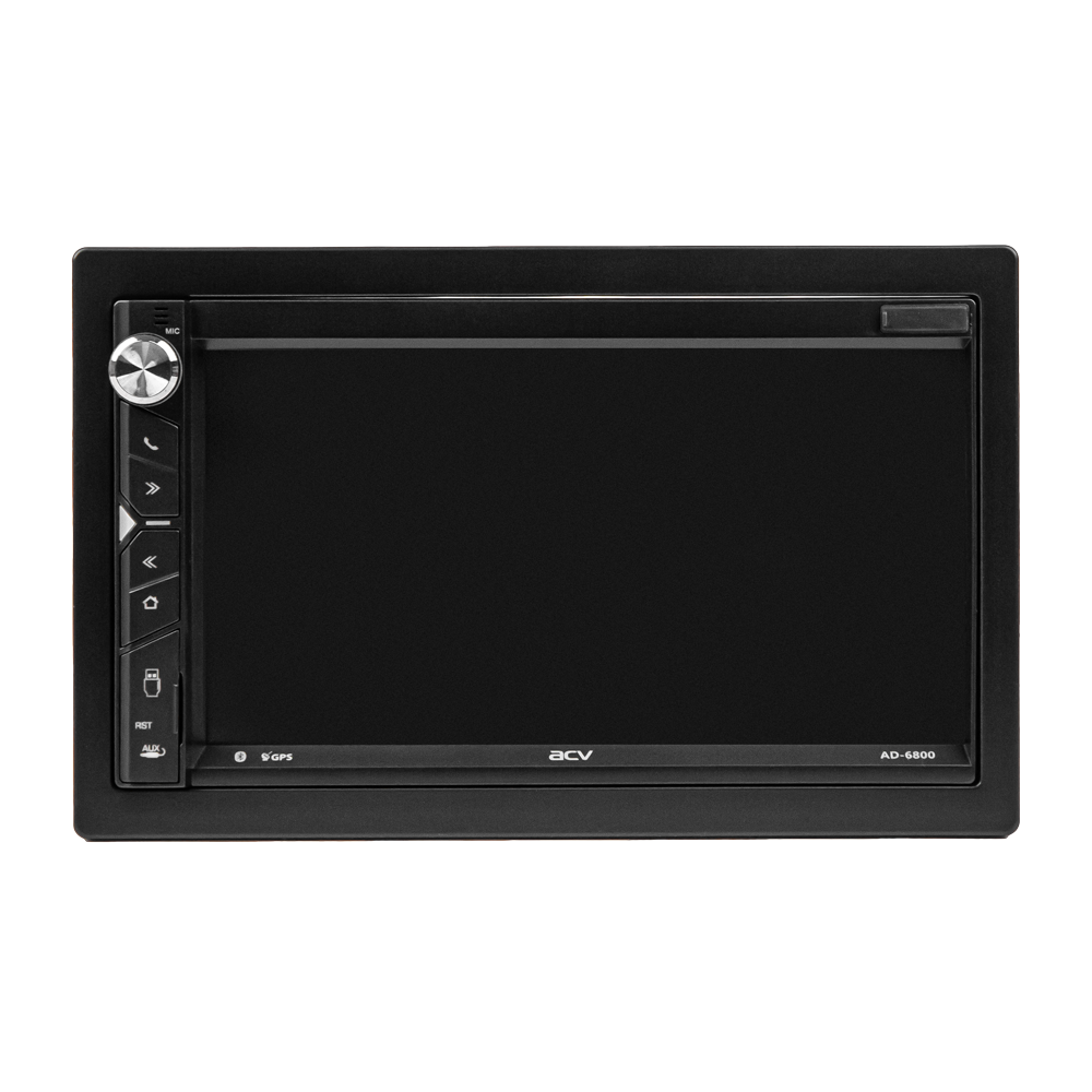 ACV AD-6800 (2din EURO/мультимедиа/6.9"/Android 10/1024*600/2+16Гб/FM/GPS/BT/2*USB/AHD/4*50Wt