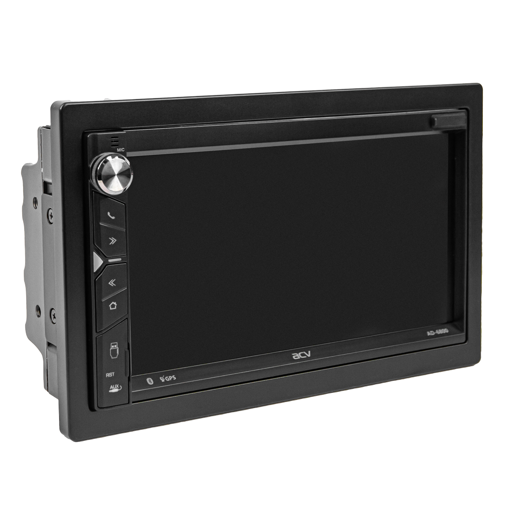 ACV AD-6800 (2din EURO/мультимедиа/6.9"/Android 10/1024*600/2+16Гб/FM/GPS/BT/2*USB/AHD/4*50Wt